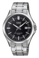 Casio Standard นาฬิกาข้อมือผู้ชาย สายสแตนเลส รุ่น MTS-100D,MTS-100D-1A,MTS-100D-1AV - สีเงิน-ดำ