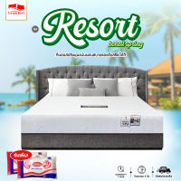 Ucomfort ที่นอนสปริง รุ่น Resort bonell spring พิเศษฟิวส์นุ่มแน่น (5/6ฟุต ฟรีหมอน2ใบ)(3.5 ฟุต ฟรีหมอน1ใบ)