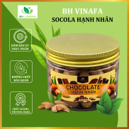 Socola nguyên chất kết hợp với hạnh nhân được sấy giòn bên trong