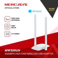 USB Adapter wireless ตัวรับสัญญาณWiFi มีเสา MERCUSYS รุ่น MW300UH 300Mbps High Gain