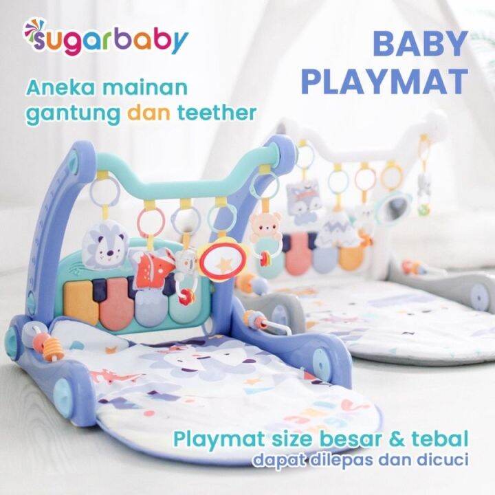 Sugar Baby 2in1 Baby Walker & Playmat Sugar Baby Playmat Walker