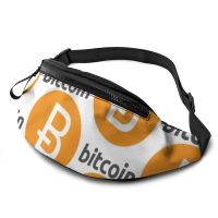 Bitcoin Waist Bag Funny Polyester Waist Pack Hiking Woman Bag