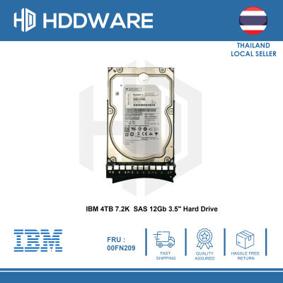 IBM 4TB 7.2K  SAS 12Gb 3.5" Hard Drive // 00FN209 // 00FN212 // 00FN208