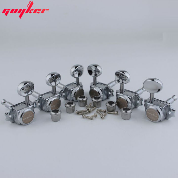 1 Set 3r3l Guyker 115 Lock String Tuners Vintage Machine Heads Chromeblackgold Guitar