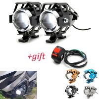 Motorcycle LED Headlights U5 Led Spotlight moto light Fog Spotlights 12V For Kawasaki VERSYS 650 1000 300X KLZ1000 W800 Cafe