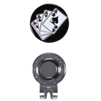 ◇✼✶ golf ball marker playing card magnetic metal clip golf hat clip