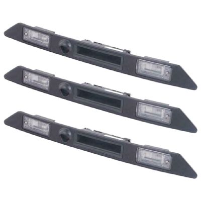 3Pcs/Set ABS Trunk Grip License Plate Light Trim Assembly for Audi A4 B7 2005-2008 8E0827574C3FZ