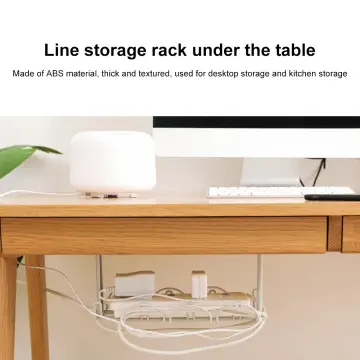 Cable Management Under Desk 40CM J Channel Cable Raceway, No Drill Cord  Hider for Desk, Wire Management