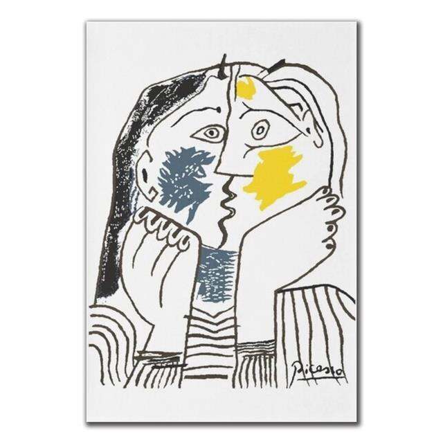 picasso-kiss-1979-งานศิลปะการทำสำเนาโปสเตอร์ภาพวาดผ้าใบพิมพ์ภาพผนังสำหรับห้องนั่งเล่นตกแต่ง-cuadros