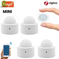 บ้านที่มีความสุข1/5ชิ้น Tuya ZigBee PIR Motion Sensor อัตโนมัติร่างกายมนุษย์เครื่องตรวจจับอินฟราเรดไร้สายมินิการรักษาความปลอดภัยที่มีสมาร์ทชีวิตเกตเวย์ Hub