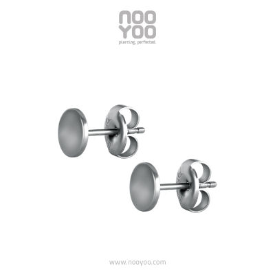 NooYoo ต่างหูสำหรับผิวแพ้ง่าย Plain Disc