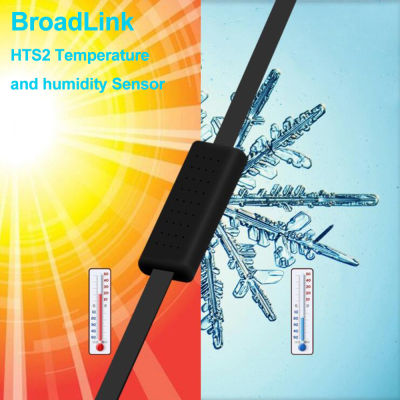 Broadlink อุปกรณ์เสริมเซ็นเซอร์อุณหภูมิและความชื้น HTS2ทำงานร่วมกับ RM4 Pro RM4 Mini Smart Home Automation Remote Control Module