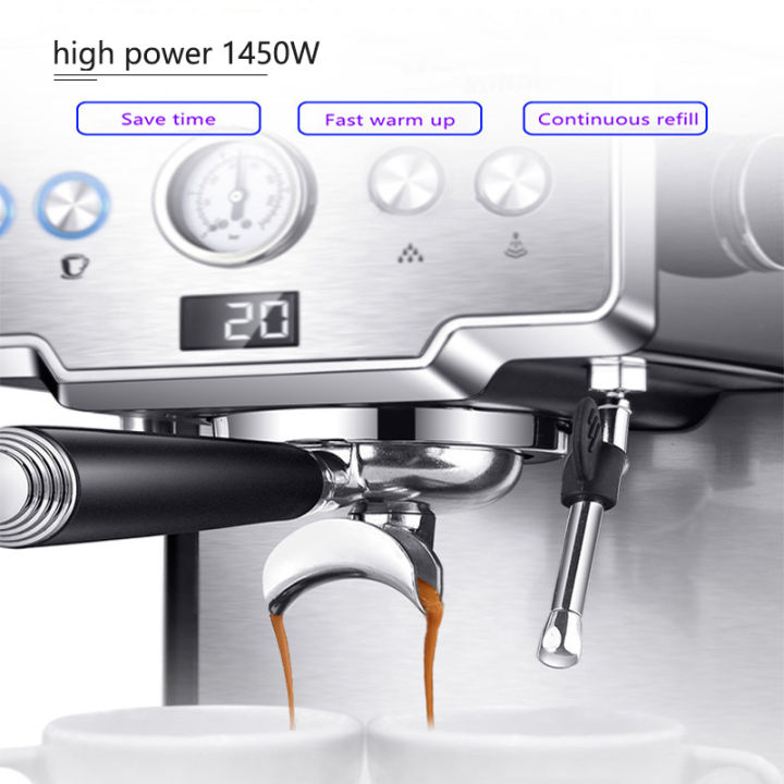 gemilai-เครื่องชงกาแฟ-เครื่องชงกาแฟอัตโนมัติ-เครื่องชงกาแฟสด-เครื่องชงกาแฟเอสเพรสโซ-การทำโฟมนมแฟนซี-1450w-semi-automatic-coffee-machine-set