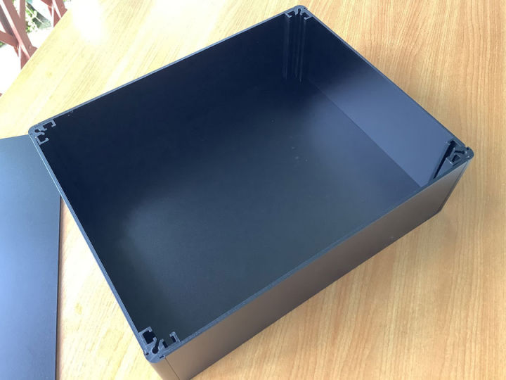กล่องอลูมิเนียมสีดำขนาด-250-x-200-x-75-มม