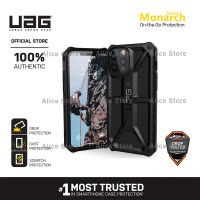 UAG Monarch Series Phone Case for iPhone 12 Pro Max / 12 Mini with Military Drop Protective Case Cover - Black