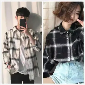 Buy Plaid Long Sleeve Women Korean Style online