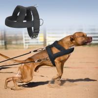 ๑▪ Dog Weight Pulling Harness Soft Padded Dogs Harnesses Pitbull Big Large Dogs Training Harness Pet Agility Products