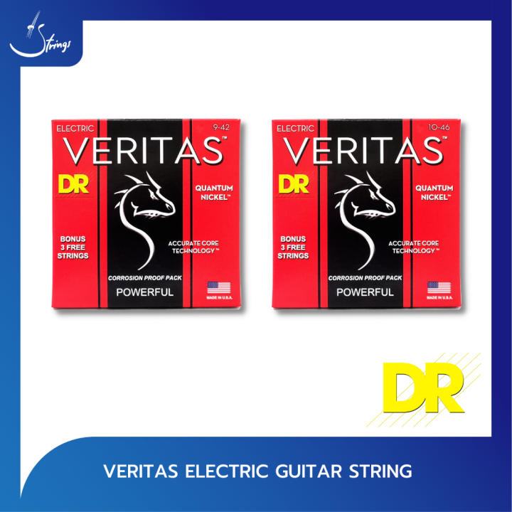 สายกีตาร์ไฟฟ้า DR Veritas Electric Guitar String Strings Shop