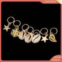 [LOVOSKI2] 84pcs Mixed Dreadlock Shell Star Pendant Hair Ring id Rings Loops Band