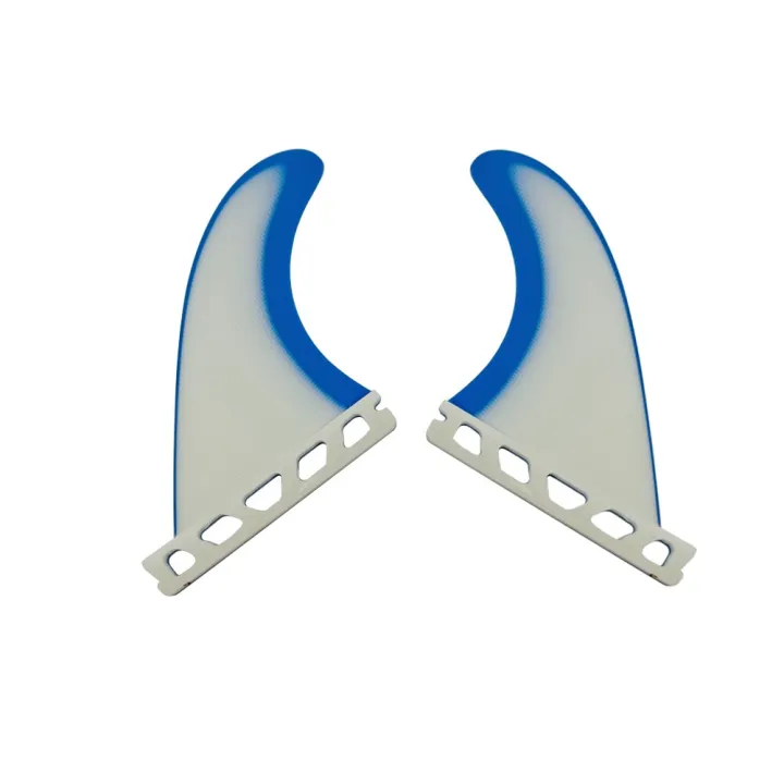 UPSURF FUTURE Twin Fin Set G5i Fins Blue Color Single Tabs Surfboard