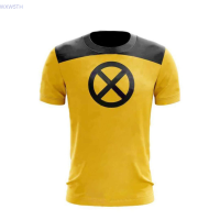 Deadpool 2023！New！X-Men Superhero Force 3D mencetak T-shirt pendek pria dan wanita High quality products （Freeprinting of names）