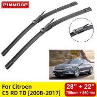 ใบปัดน้ำฝนด้านหน้าสำหรับ Citroen C5 RD TD 2008-2017กระจกหน้าต่าง28 "22" 2010 2011 2012 2013 2014 2015 2016 2017