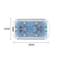 1ชิ้นไฟระบบสัมผัส LED ไร้สายขนาดเล็กภายในรถหลังคาไฟอ่านหนังสือสำหรับเท้าประตูที่ชาร์จกล่องเก็บของหีบใส่ของ