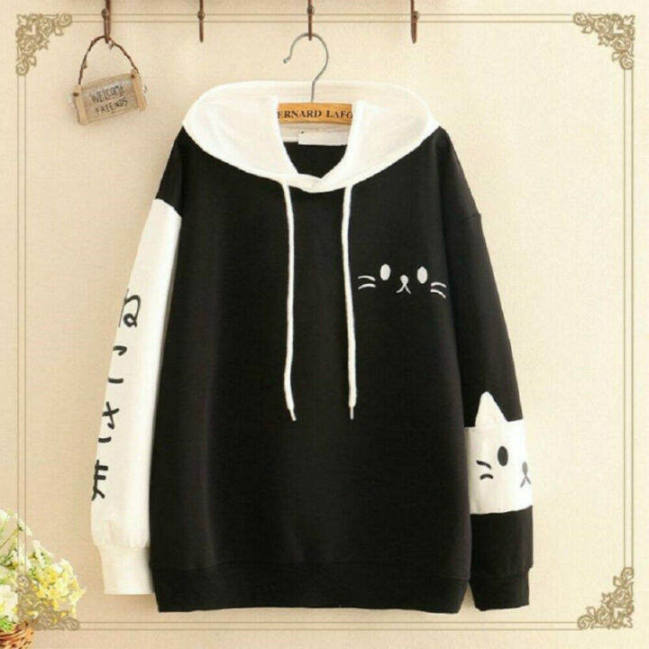 womens-casual-lovely-cat-paw-pattern-hoodie-long-sleeve-kitty-cat-print-sweatshirt-hoodie-tops-female-tops-streetwear