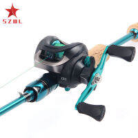 [ READY STOCK ] Lure Fishing Baitcasting Reel Gear Ratios 7.2:1 Max Drag 10kg Long-casting 12 Levels Magnetic Adjustment Fishing Reel