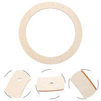 HOMEMAXS 6pcs Wood Circle Frames Frames Wire Wreath Rings Floral Wreath Frames สำหรับคริสต์มาส