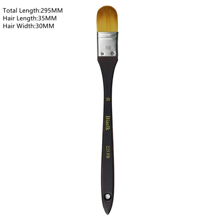 biaelk-225fb-watercolor-acrylic-art-supplies-for-artist-paint-pen-brush-wooden-handle-taklon-hair-1pc