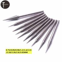 【VV】 New 10Pcs 2.35mm Shank Grinding 0.75 to 3.82mm Needle Bit Burr for Metal Glass Engraving Carving