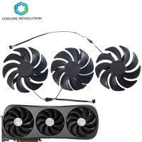 GAA3S2H GAH3S2H 0.5A DC12V พัดลมการ์ดจอ4ขาสำหรับ ZOTAC Gaming Geforce RTX 4090 4080 16GB Trinity OC