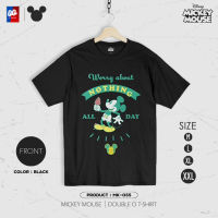 [ส่งฟรี] เสื้อยืด Mickey Mouse มิกกี้เมาส์ รุ่น MK-055 ลิขสิทธิ์แท้ วอลต์ ดิสนีย์ สีดำ เสื้อ Disney แท้ [M,L,XL,2XL]