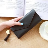 【CW】卍♤♟  2023 Womens Wallet New Fashion Tassel Pendant Card Holder