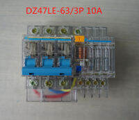 【▼Hot Sales▼】 dongdangx59 เครื่องตัดรั่ววงจรพื้น Dz47le-63 3pn/C10 3pn 230V