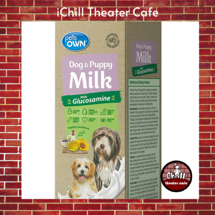 Pets Own DOG and PUPPY Milk with Glucosamine 1Liter Lactose Free Milk for Dogs and Puppies
