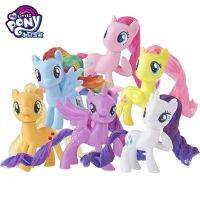 มีโพนี่น้อยของฉันฟิกเกอร์ของเล่นเด็กผู้หญิง Equestria น่ารักเบคกี้คาวาอิเรนโบว์แดชเจ้าหญิงตุ๊กตาโมเดลตุ๊กตาขยับแขนขาได้สำหรับเป็นของขวัญเด็ก