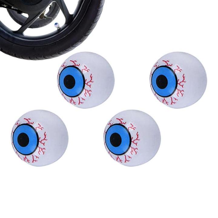 tire-valves-stem-caps-4-pack-funny-eyeball-tire-air-caps-tire-air-caps-metal-with-liner-corrosions-resistant-leak-proof-for-suvs-bike-and-bicycle-trucks-motorcycles-stunning