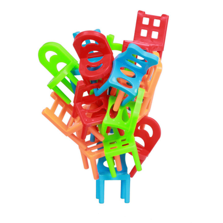 มือตาประสานงาน-เก้าอี้พับ-เก้าอี้-jenga-jenga-เกมโต๊ะสูง-เกมกระดานของเล่นเด็ก