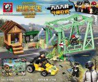 ProudNada Toys ของเล่นเด็กชุดตัวต่อเลโก้ทหาร(กล่องใหญ่สุดคุ้ม) TIGER BATTLEGROUNDS 522-551 PCS 47106,47110,47111,47117