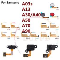 ปุ่มโฮม เมนู Touch ID ลายนิ้วมือ Return Key Recognition Sensor Flex Cable สําหรับ Samsung A03s A13 A30 A40 A50 A70 A90 4G 5G