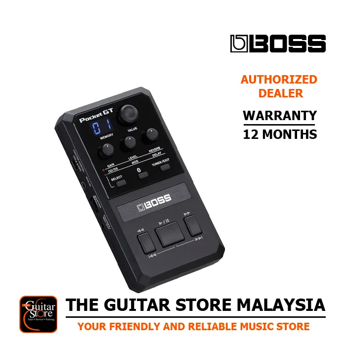 Boss Pocket GT Multi Effects Portable Guitar Effects Processor