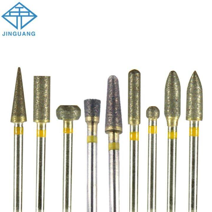 5Pcs Dental Full Sintered Diamond HP Polisher Grinder Dentistry