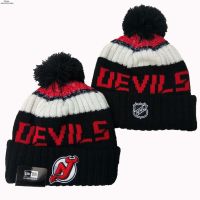 Nhl Beanies 5505 หมวกบีนนี่ ผ้าวูลถัก ลายปีศาจ สําหรับผู้ชาย ผู้หญิง