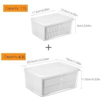 Fresh Produce Vegetable Fruit Storage Containers for Refrigerator - Produce Saver Storage Containers