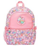 Smiggle Better Together Classic Attach Backpack กระเป๋าเป้ ลาย Pink Cupcake หนัง ขนาด 16 นิ้ว พร้อมส่งในไทย