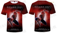 New！2023！T-shirt tidur pendek laki-laki dan perempuan klasik Denis Spider Man High quality products （Freeprinting of names）