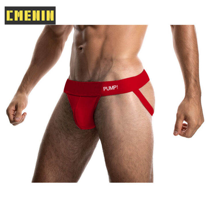 cmenin-pump-1-pieces-dot-cotton-ชุดชั้นในชายเซ็กซี่-thong-mens-jockstrap-ยอดนิยม-thongs-jockstrap-men-g-strings-ชุดชั้นใน-cartoon-pu009