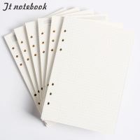 Classic 6 holes binder notebook inner paper core refilling inner papers line grid dots list daily weekly monthly planner A5 A6 Note Books Pads